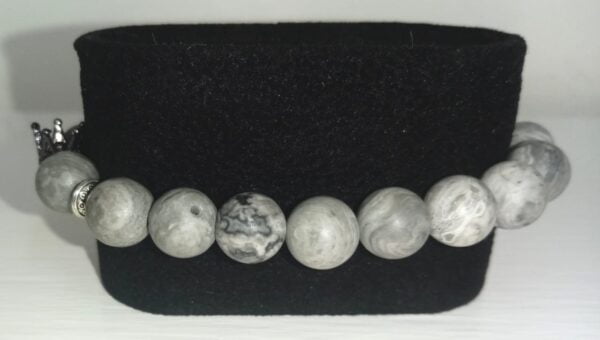 Map Stone Stretchy Bracelet